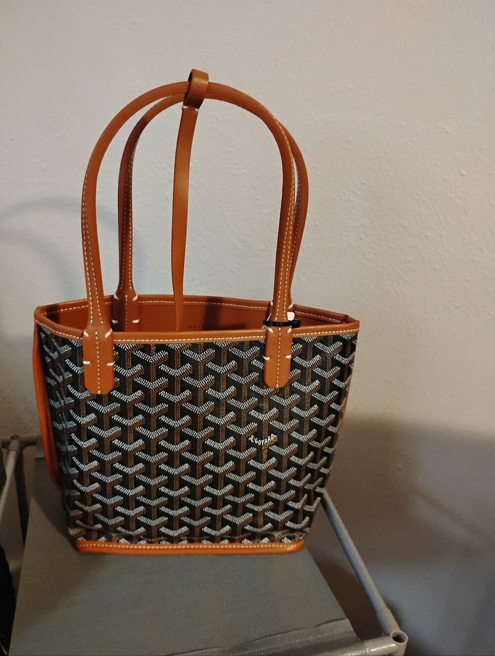 ✨🤍✨ Designer Inspired -Patterned Brown Tote